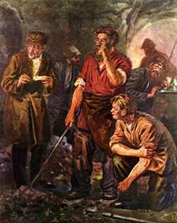 Алмазная спичка (Сказка Бажова П.П.), картинка