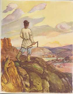Две ящерки (Сказка Бажова П.П.), картинка