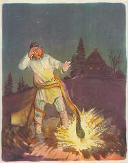Змеиный след (Сказка Бажова П.П.), картинка