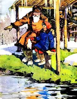 Зимнее летечко (Сказка Бианки В.В.), рис.2