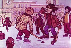 Пожар во флигеле, или подвиг во льдах (Денискины рассказы Драгунского В.Ю.), картинка