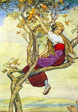 Одноглазка, Двуглазка, Трёхглазка - Гримм, картинка