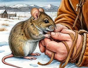 Охотник и грабители - Юкагирские сказки Охотник и грабители - Юкагирские сказки