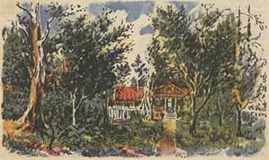 Старый сад - Паустовский, картинка