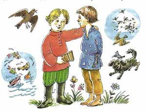 Две пословицы(Рассказ Пермяка Е.А.), картинка