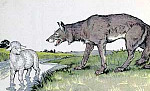 Волк и Ягненок (Сказка Толстого Л.Н.), картинка