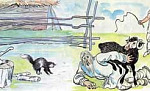 Догадливый баран (Сказка Толстого Л.Н.), картинка