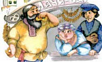 Три калача и одна баранка (Сказка Толстого Л.Н.), картинка