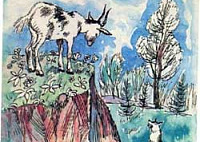 Волк и коза (Сказка Толстого Л.Н.), картинка