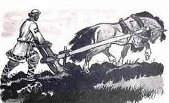 Микулушка Селянинович (Сказка Толстого Л.Н.), рисунок