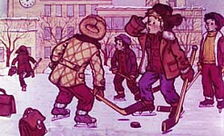 Пожар во флигеле, или подвиг во льдах (Денискины рассказы Драгунского В.Ю.), картинка