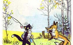Кот-рыболов (Сказка Сутеева В.Г.), картинка