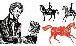 Как дядя рассказывал про то, как он ездил верхом (Рассказ Толстого Л. Н.), картинка