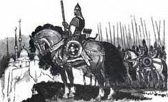 Святогор-богатырь (Сказка Толстого Л.Н.), рисунок