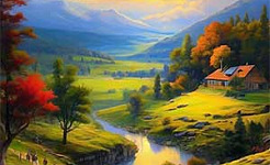 Акварельные краски - Паустовский, картинка