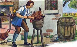 Курица и золотые яйца (Сказка Толстого Л.Н.), картинка