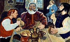 Золотой гусь (Сказка братьев Гримм), рисунок