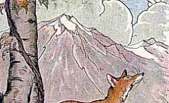 Лисица и виноград (Сказка Толстого Л.Н.), картинка