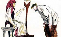 Тонкие нитки (Сказка Толстого Л.Н.), картинка