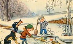Как зима кончилась (Сказка Сутеева В.Г.), картинка