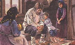 Крестьянин в беде (Басня Крылова В.И.), картинка