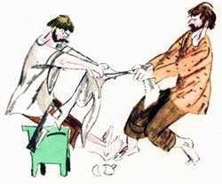 Делёж наследства (Сказка Толстого Л.Н.), картинка