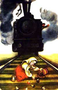 Девочка и грибы (Сказка Толстого Л.Н.), рис.2