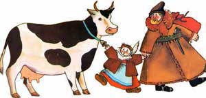 Девочка и разбойники (Сказка Толстого Л.Н.), картинка