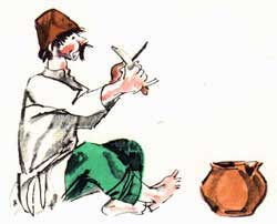 Дурак и нож (Сказка Толстого Л.Н.), картинка