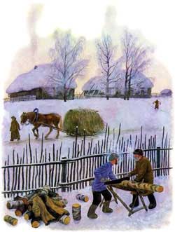 Проказы старухи-зимы - Ушинский К.Д.